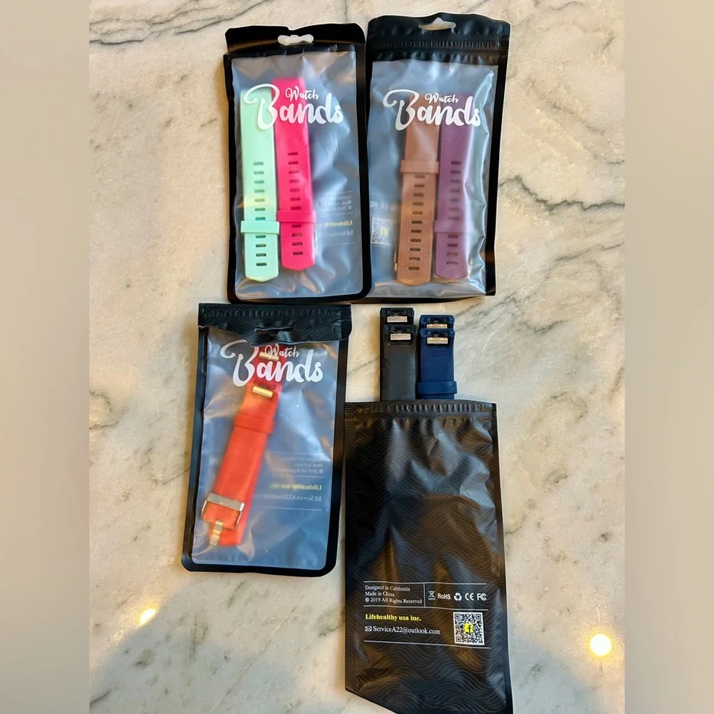 Colorful Watch/fitbit Bands Set- 7 bands